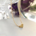 Lock Angel Vintage Jewelry Golden Chain Wing Metallic Women's Love Necklace Necklaces & Pendants