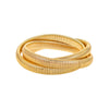 Time and Tru Women's Gold-Tone Twist Bangle Bracelet, 1 Piece