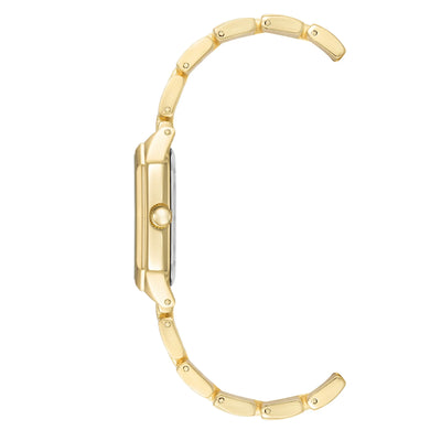 Time and Tru Gold Tone Metal Bracelet Ladies Watch