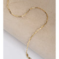 Jewelry Atelier Gold Chain Necklace Collection - 14K Solid Yellow Gold Filled Paper Clip Link Chain Necklaces for Women and Men with Different Sizes (2.0mm, 2.5mm)