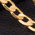 Men's Fashion Classic Luxury Golden Necklace Curb Chain Thick Link (XL0024-J- )