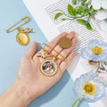 Brooches Pins Golden Wedding Bouquet Picture Frame Bouquet Charms Alloy Sweater Shawl Clip Glass DIY