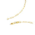 Jewelry Atelier Gold Chain Necklace Collection - 14K Solid Yellow Gold Filled Paper Clip Link Chain Necklaces for Women and Men with Different Sizes (2.0mm, 2.5mm)