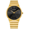 Citizen Men's Eco-Drive Axiom Gold-Tone Stainless Steel Watch - BM7582-56E