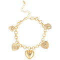 Jessica Simpson Base Metal Charm Bracelet