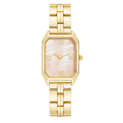 Time and Tru Gold Tone Metal Bracelet Ladies Watch