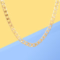 Men's Fashion Classic Luxury Golden Necklace Curb Chain Thick Link (XL0024-J- )